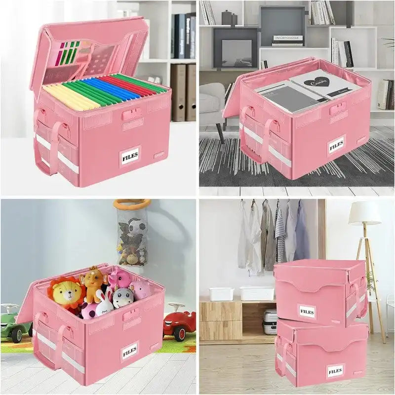 Fireproof Waterproof Document File Storage Box with Combination Lock