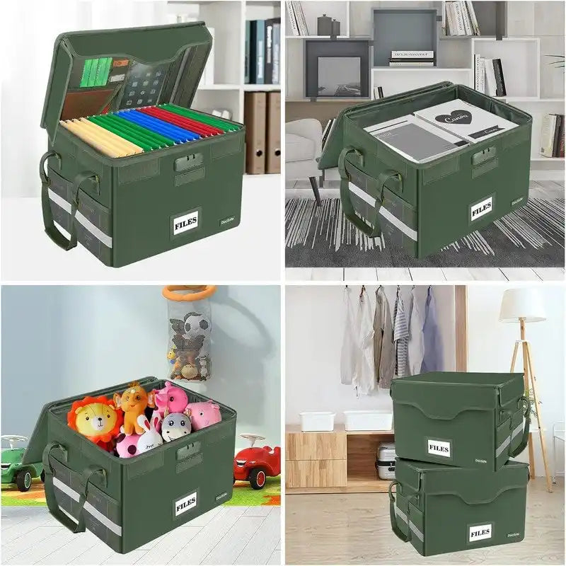 Fireproof Waterproof Document File Storage Box with Combination Lock