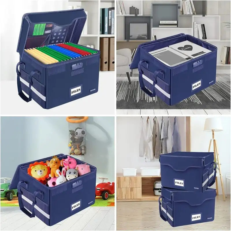 Fireproof Waterproof Document File Storage Box with Combination Lock