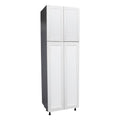 Four-Door Tall Pantry Storage Cabinet with Adjustable Shelves Multi-Color