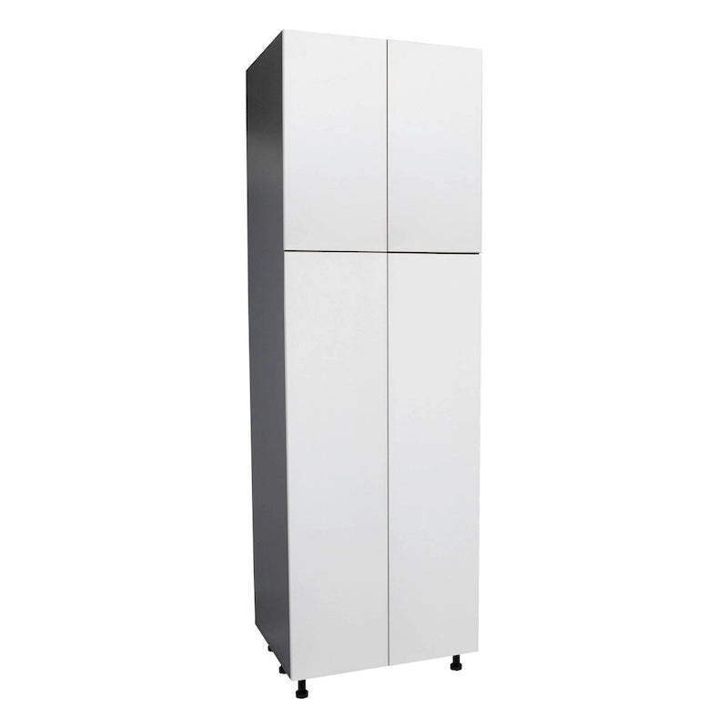 Meuble de rangement haut de cuisine à quatre portes avec étagères réglables multicolore