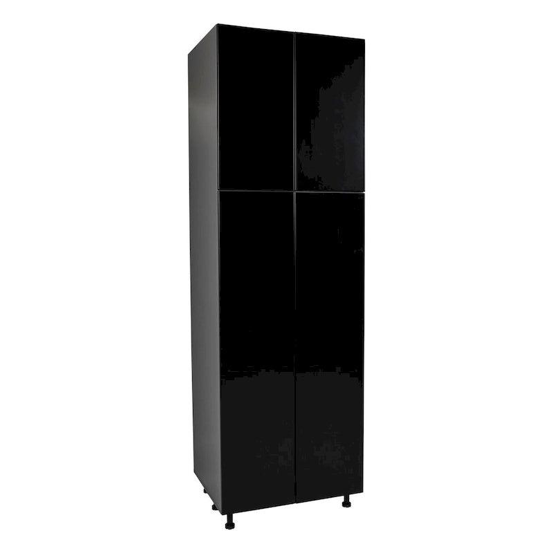 Four-Door Tall Pantry Storage Cabinet with Adjustable Shelves Multi-Color