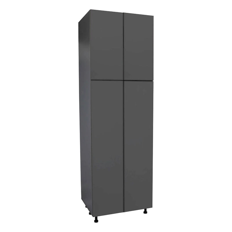 Four-Door Tall Pantry Storage Cabinet with Adjustable Shelves Multi-Color