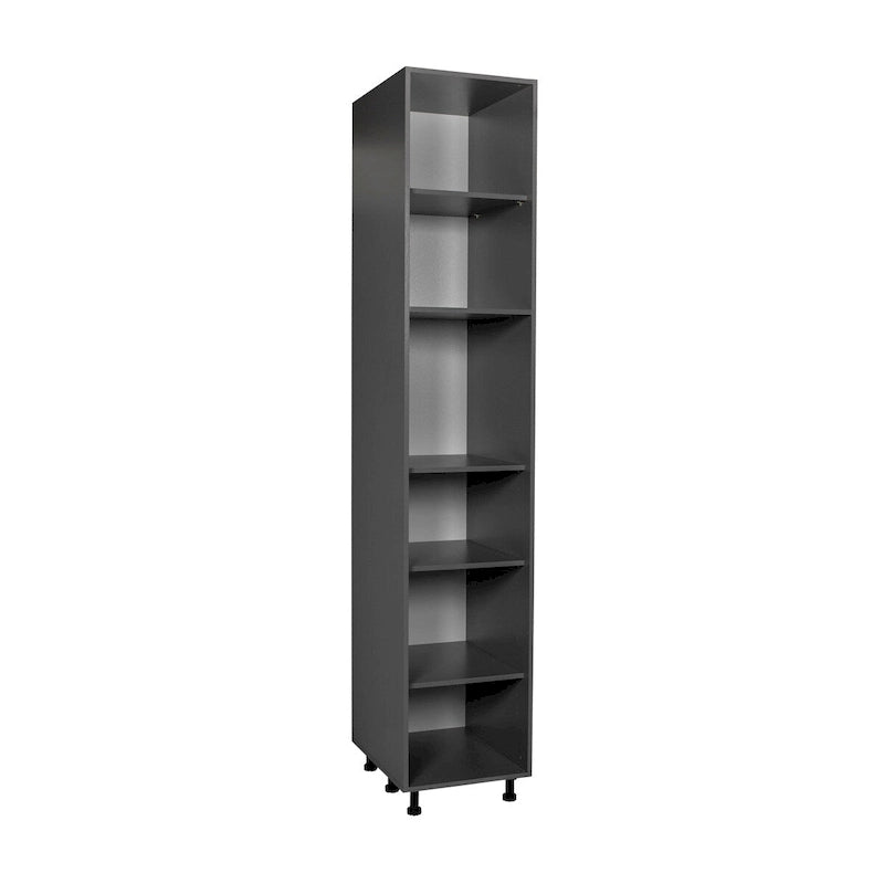 Meuble de rangement haut à double porte avec étagères réglables multicolore