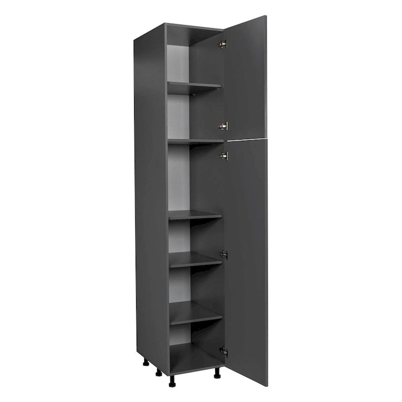 Tall Double Door Storage Cabinet with Adjustable Shelves Multi-Color