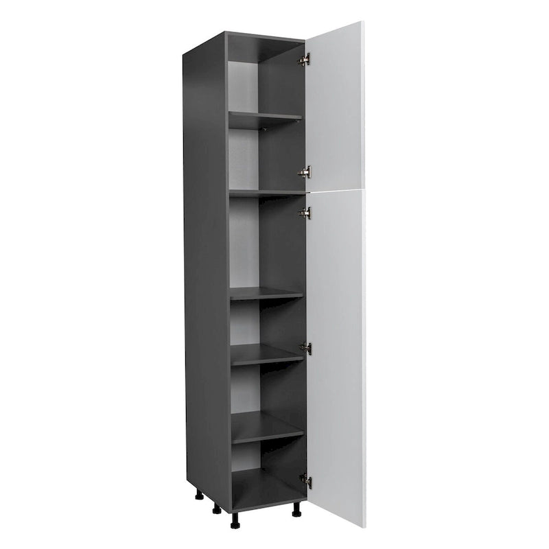 Tall Double Door Storage Cabinet with Adjustable Shelves Multi-Color