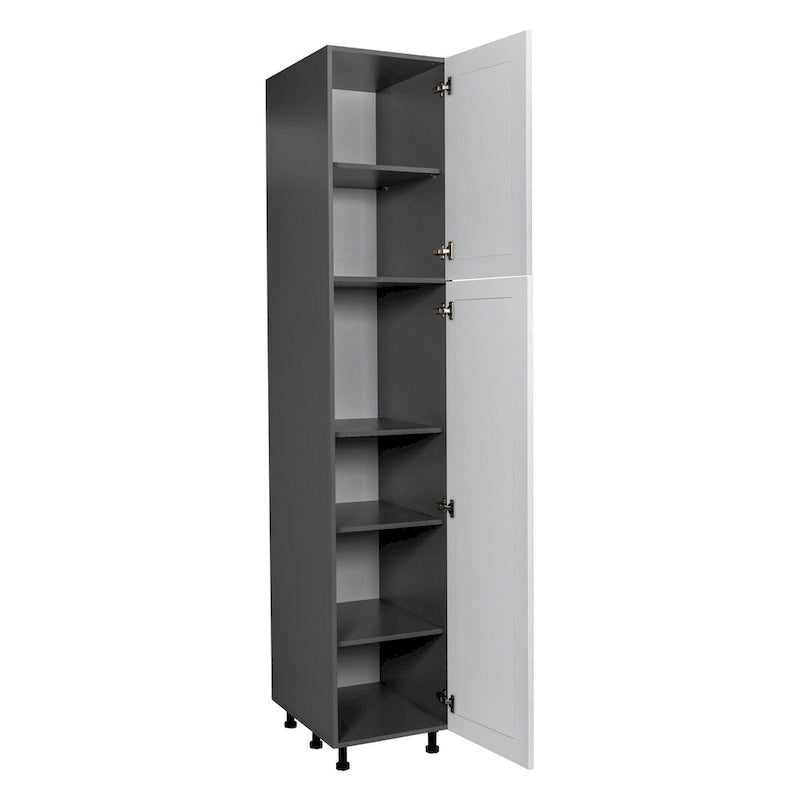 Tall Double Door Storage Cabinet with Adjustable Shelves Multi-Color