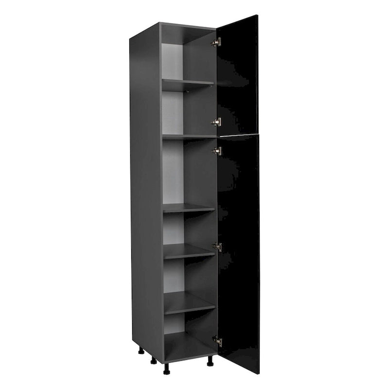 Tall Double Door Storage Cabinet with Adjustable Shelves Multi-Color