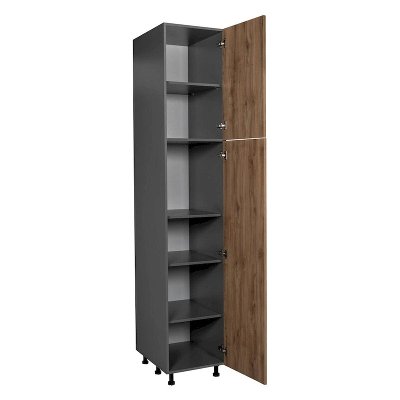 Tall Double Door Storage Cabinet with Adjustable Shelves Multi-Color