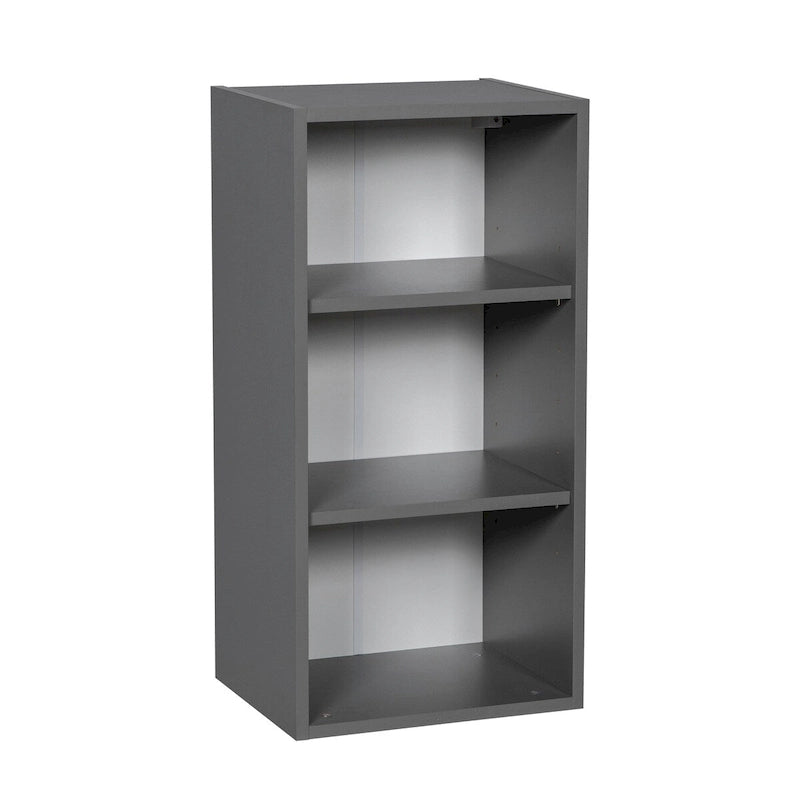 Meuble Haut de Cuisine à Porte Unique Blanc Cassé Gris Multi-couleur Rangement