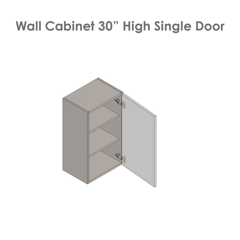 Single Door Wall Cabinet Off-White Grey Multi-Color Storage Kitchen
