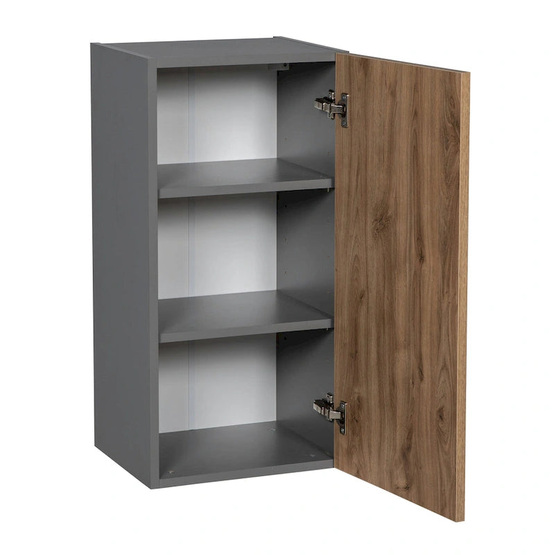 Single Door Wall Cabinet Off-White Grey Multi-Color Storage Kitchen