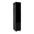 Tall Double Door Storage Cabinet with Adjustable Shelves Soft Close Hinges