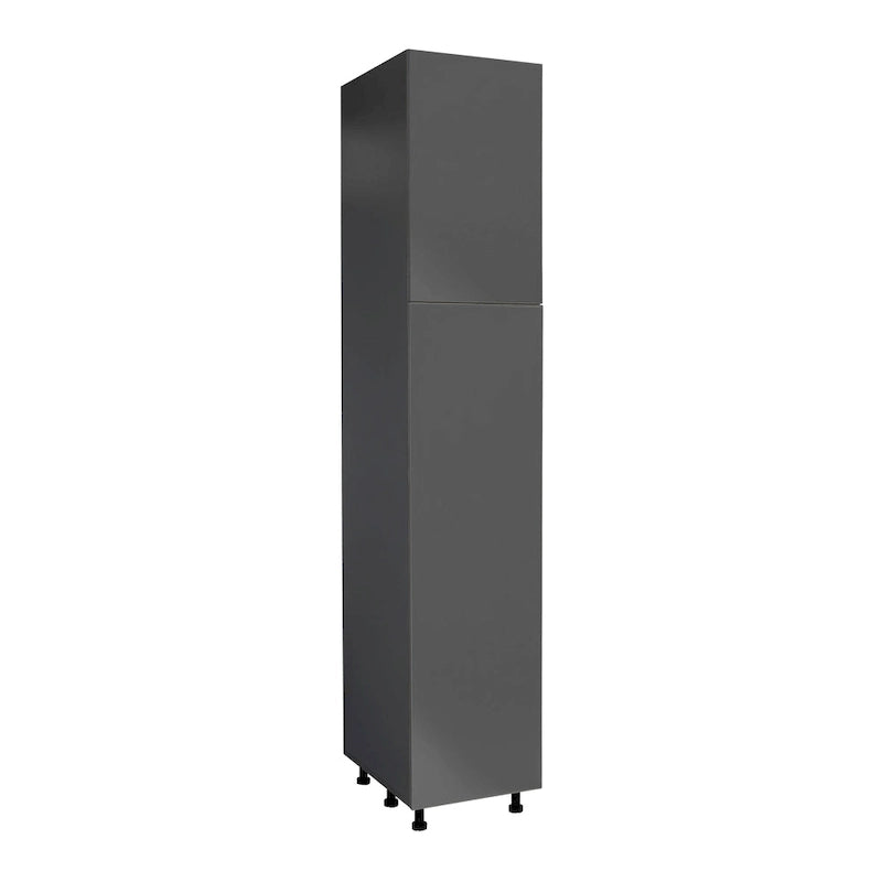 Tall Double Door Storage Cabinet with Adjustable Shelves Soft Close Hinges