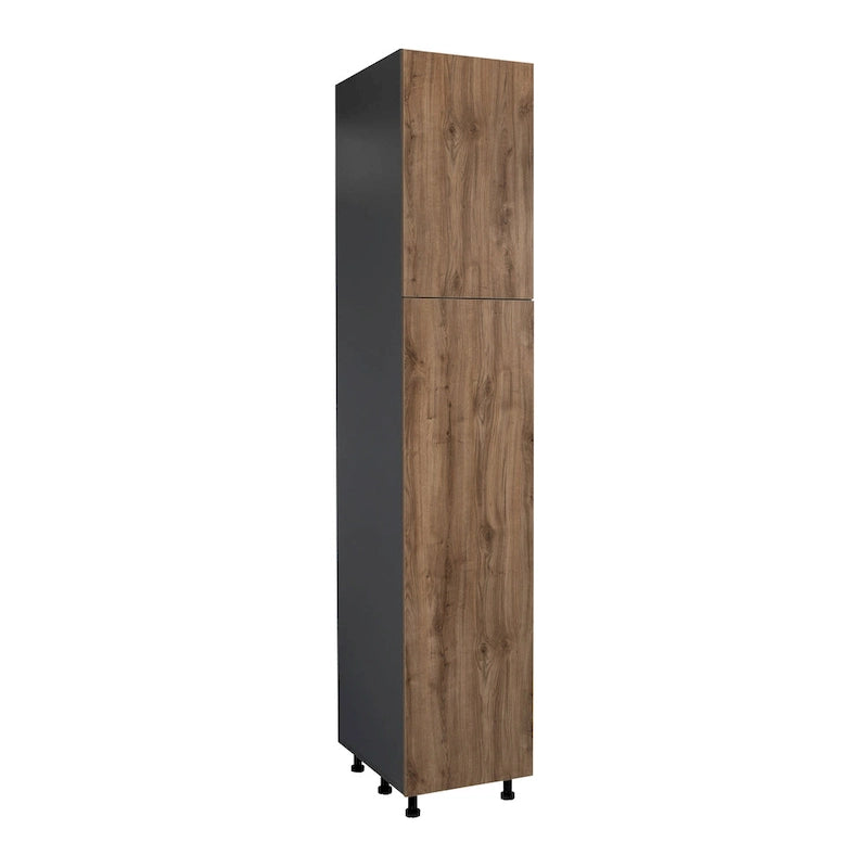 Tall Double Door Storage Cabinet with Adjustable Shelves Soft Close Hinges