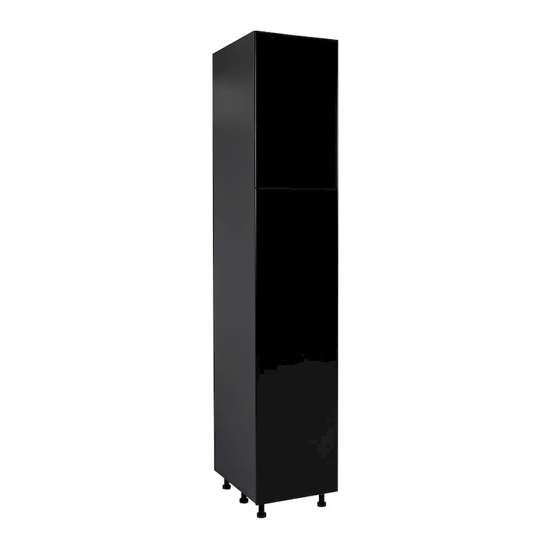 Tall Double Door Storage Cabinet with Adjustable Shelves Soft Close Hinges