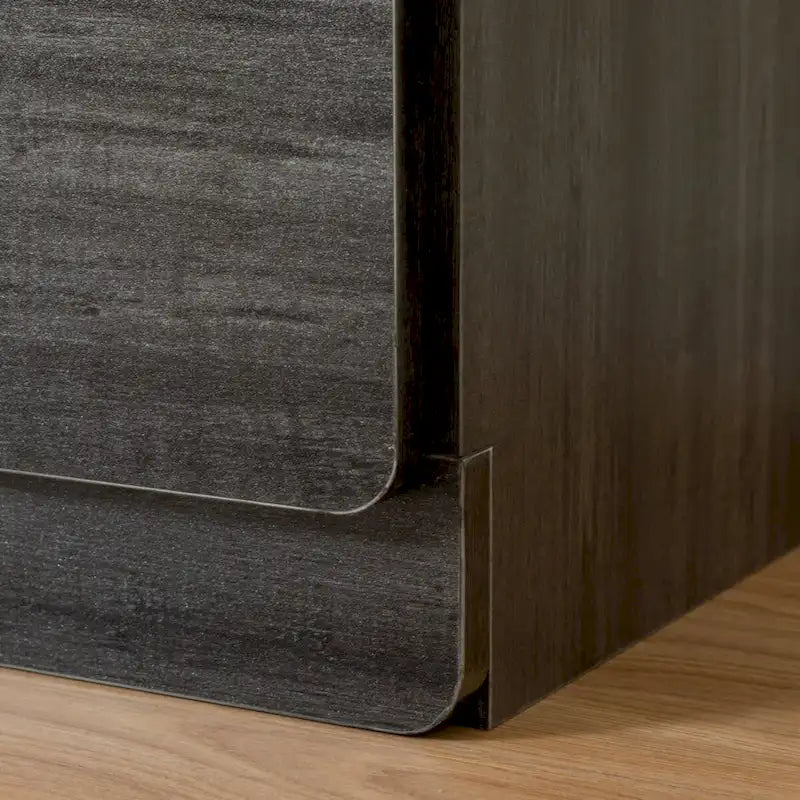 6-Drawer Wood Dresser Sideboard Storage Cabinet Brown Grey