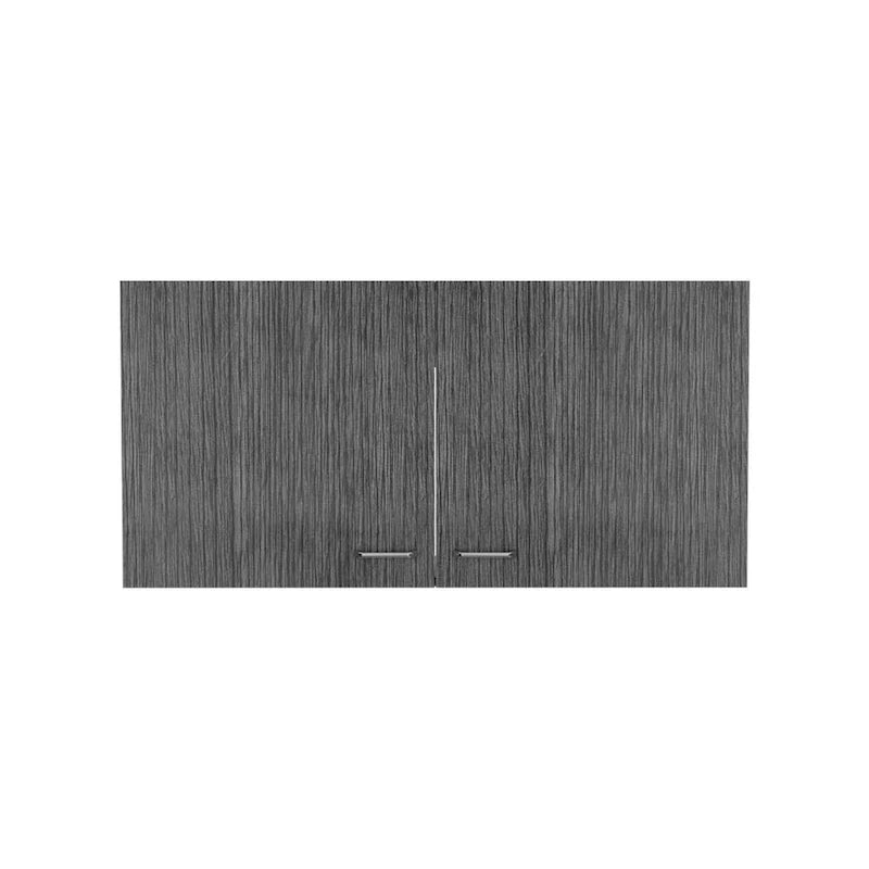 Wall Mounted Double Door Cabinet with Internal Shelf White Finish